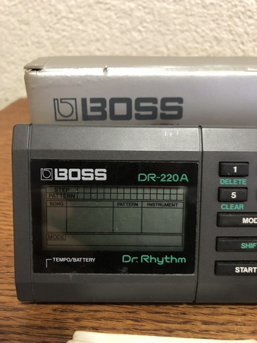 Boss DR-220A Dr. Rhythm Digital Tempo Music Device Parts Repair