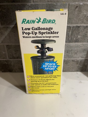 Rain Bird Low Impact Sprinkler LG 3 Pop Up Rotary New In Box