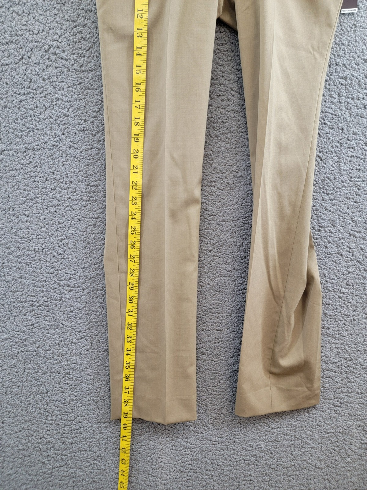 Michael Kors Wool Blend Plain Dress Pants Boys' 18R Tan Zip Button Hook & Bar - Picture 9 of 16