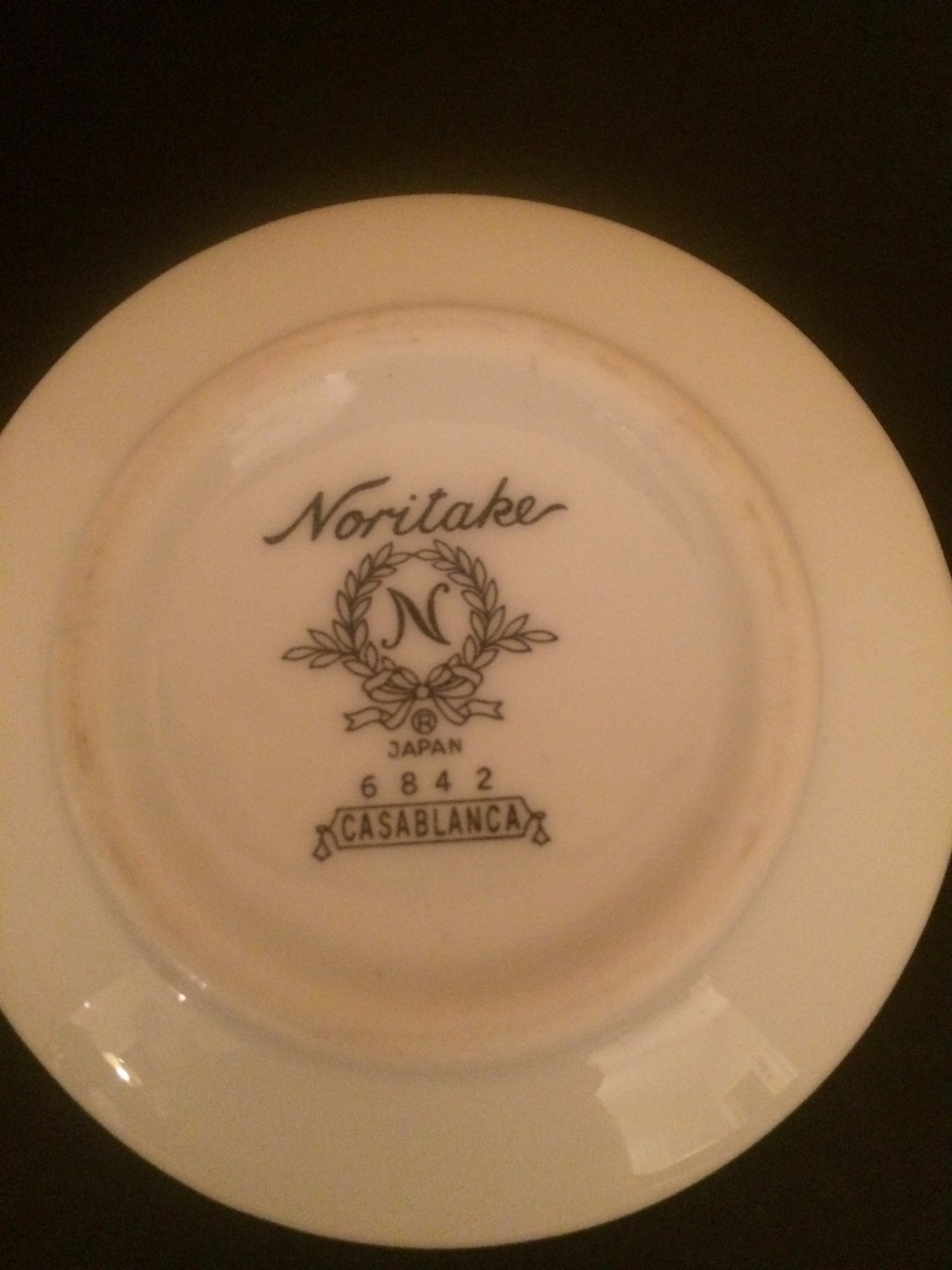 Noritake CASABLANCA Saucer China Pattern #6842