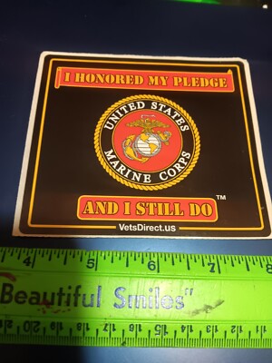 Sticker- I Honored My Pledge And Still Do- United States Marine Corps (24-923)
