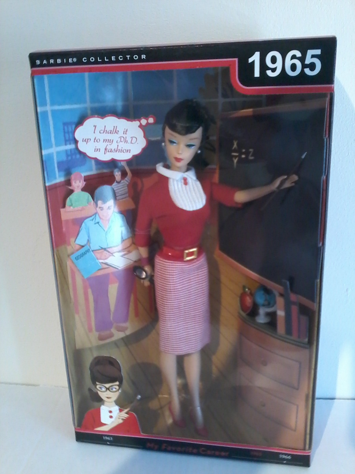 My Favorite Career Teacher Barbie Boxed Doll