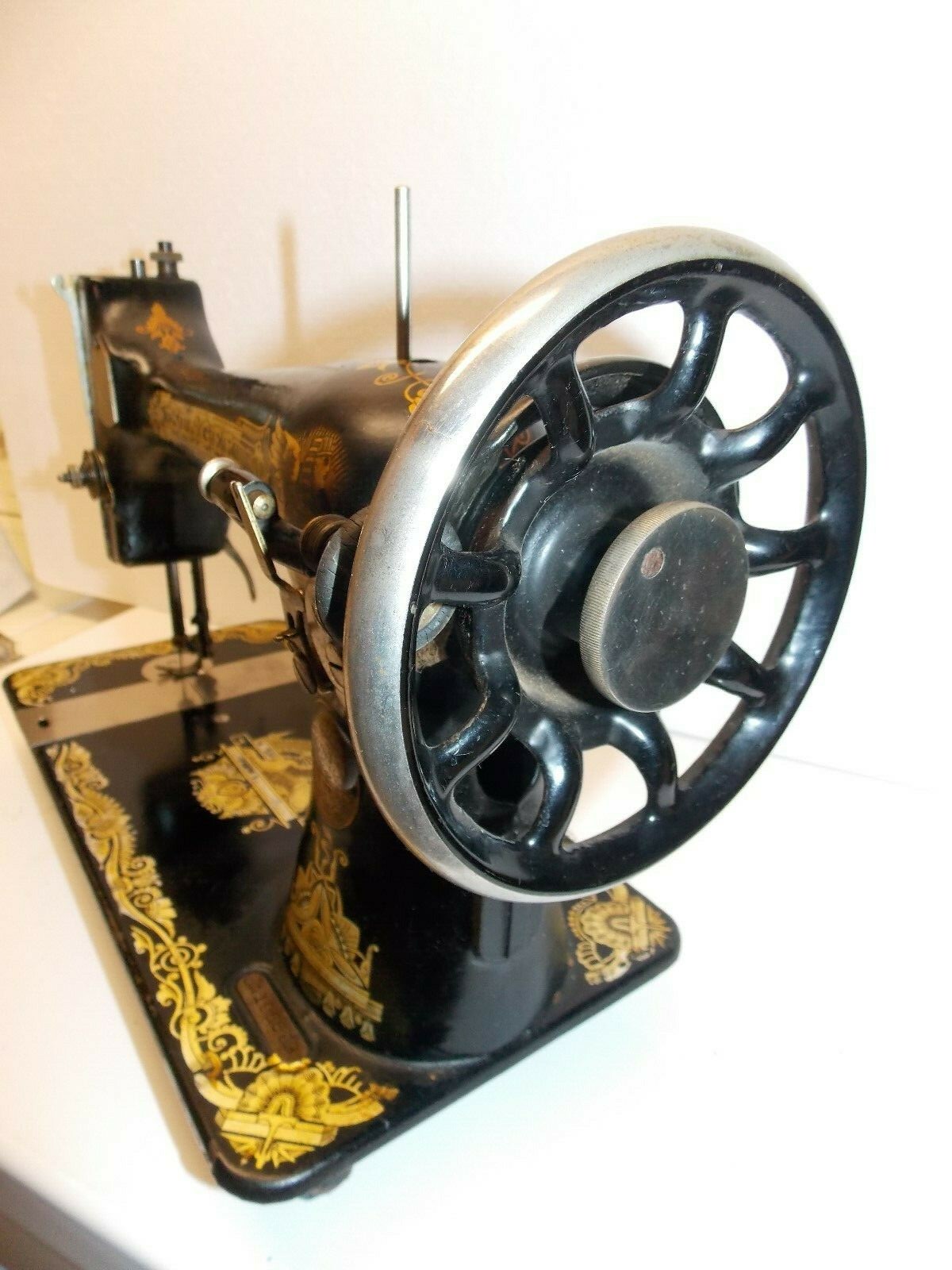 Antique Singer Treadle Sewing Machine Sphinx,