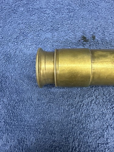 1800’S U.S. NAVY OFFICER OF THE DECK BRASS TELESCOPE A. BARDOU PARIS NO. 738