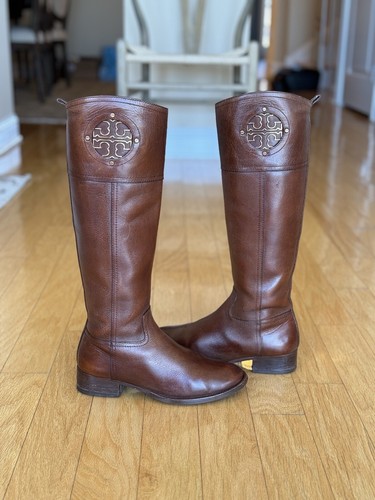 【送料&関税込】Tory Burch lock Ridin Brown Leather Boots $_12.JPG?set_id=880000500F