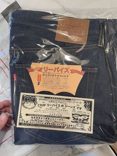 LEVI'S 501 Original Fit 150th Anniversary JAPAN Model Dark LEVI'S 501 Original Fit 150th Anniversary JAPAN Model Dark