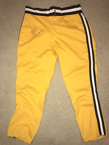 1984 Pittsburgh Pirates John Candelaria Game Worn Pants - Autographed