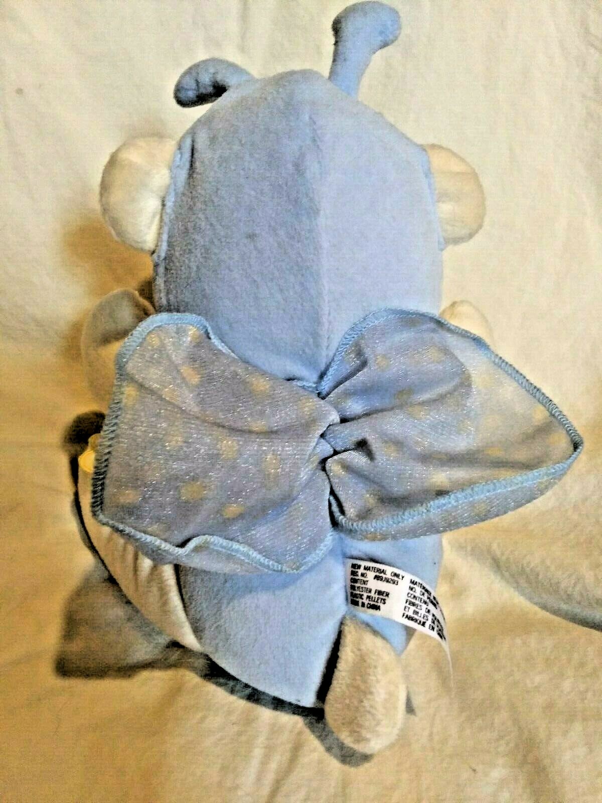 Fisher Price Nature Bearries Bumble Bee Teddy Bear Yellow Blue Plush Animal 2003