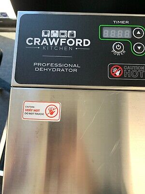 Crawford Kitchen Deshidratador Comida Modelo BY1140-10 Capas Acero Inoxidable