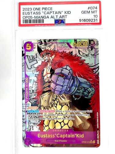 2023 ONE PIECE ユースタス・キッド MANGA ALT ART 2023 One Piece Awakening Of The New Era 074 Eustass 