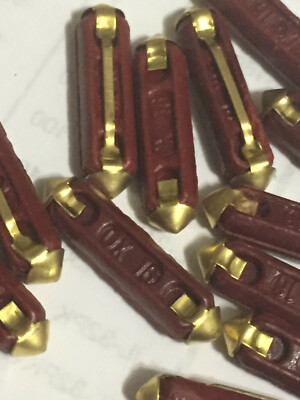Volkswagen 20pc Ceramic/Bakelite 16 amp RED Fuse  NOS