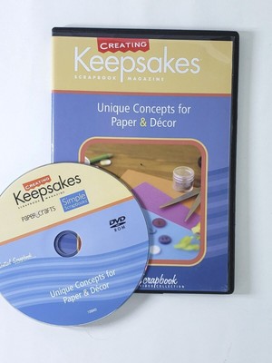 Creating Keepsakes Essential Scrapbook Video Unique Concepts Paper & Decor Cards