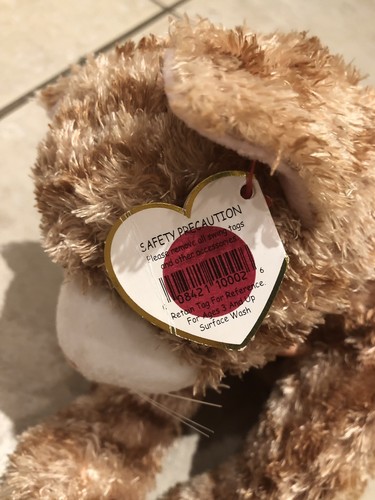 TY Classic Apricot Plush Orange Stripe Tan Tabby Cat Kitty 2004 Retired w/ Tags