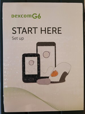 DEXC0M G6 CGM Set Up Start Up Manual Booklet *Brand New Factory Sealed* c2