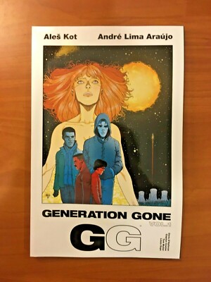 Generation Gone vol. 1 TPB Image NM Ales Kot Andre Araujo Signed By Letterer