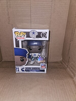 Funko Pop! Vinyl: Deion Sanders (Cowboys Home) #92 Damaged Box 