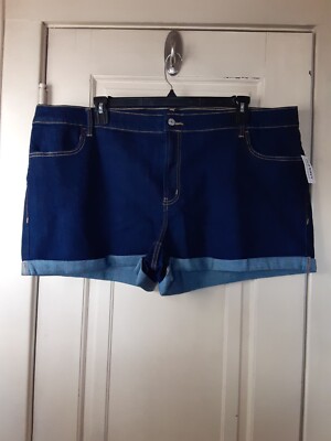 Old Navy Woman's Wow Denim Jean Shorts Size 22  NEW WITH TAGS
