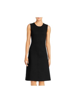 

KENNETH COLE NEW YORK Черное женское платье без рукавов длиной до колена + расклешенное платье, Черный