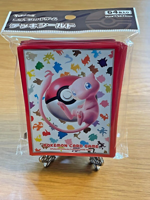 Pokemon card Mew deck shield 64 pcs 151 Card Sleeves from Japan