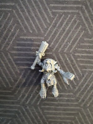 40k ork stormboyz rokkit grot with stick bomb