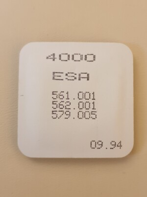 Brand New ESA (ETA) Calibre 561.001/562.001/579.005 - Circuit - Part No. 4000