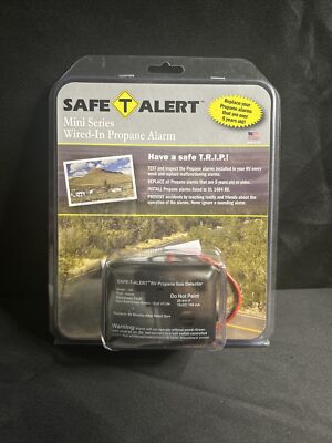 20 Series 12-Volt Safe-T-Alert Mini RV Propane/LP Gas Alarm In Black