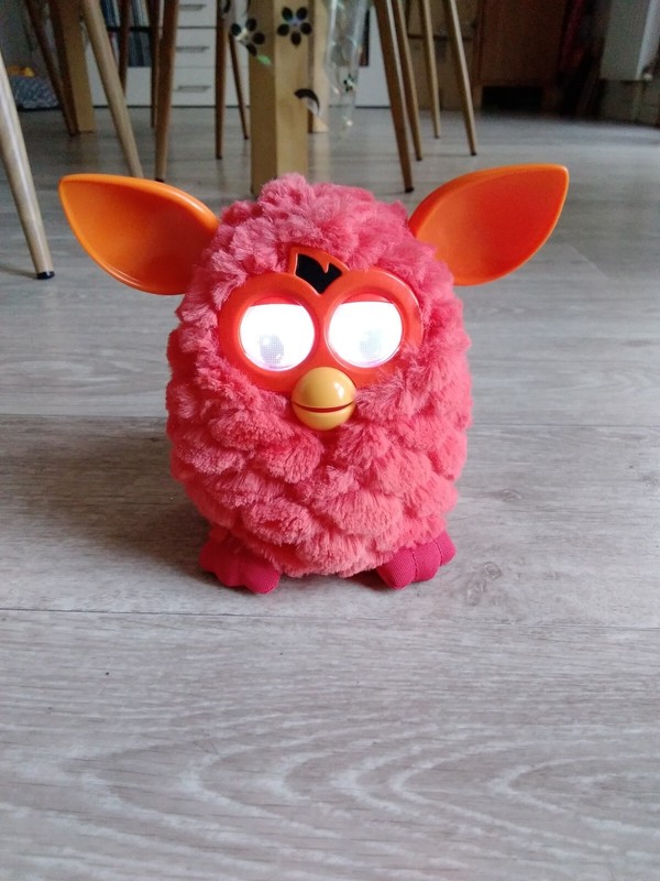 Furby Hasbro Orange Rouge Etat Tbe Fonctionne Annee 2012 Ancien Rare Vinatge