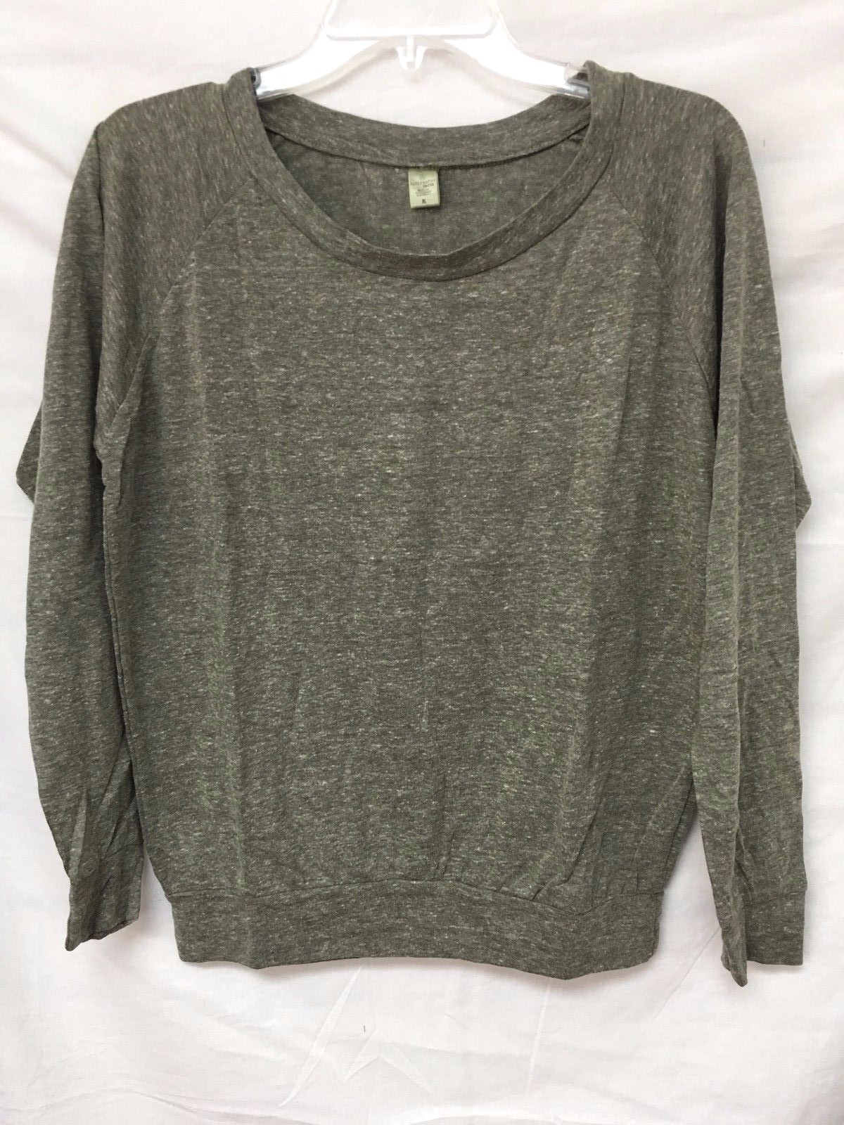 

НОВЫЙ альтернативный женский пуловер с напуском Eco Heather Grey 01990E1