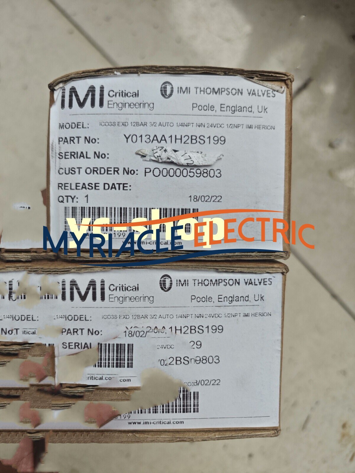 New NORGREN Y013AA1H2BS199 solenoid Fast Shipping FedEx or