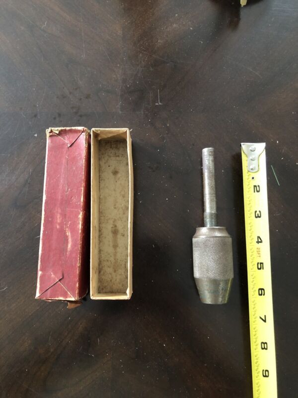 Vintage Millers Falls Tools No. 6 - 3/8 in Chuck 2-1/2 x 1/2 Shank with Box