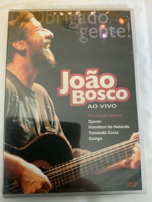JOAO BOSCO - Obrigado Gente! - Ao Vivo - DVD - Multiple Formats Ntsc NEW SEALED