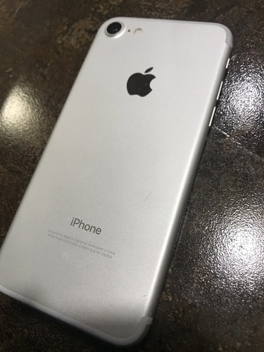 Apple iPhone 7 - 128GB - Silver (Verizon) Cell Phone Mobile Unlocked Mic Issue