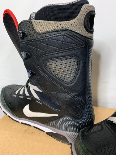 Nike Zoom Kaiju Snowboarding  Boots Size 8.5 376276-001 Black Red Used