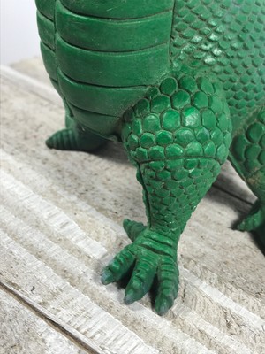 1980's Vtg Two-Headed Imperial Rubber Dragon Toy