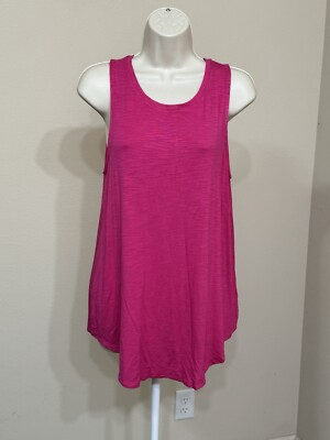 Old Navy Luxe Women s Pink Sleeveless Round Neck Soft Comfort Tank s M