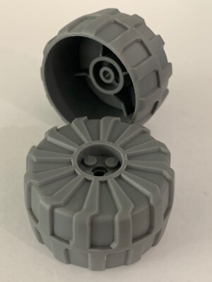 LEGO Parts 2515 (2pcs) Wheel Hard Plastic Large 54mm D. x 30mm