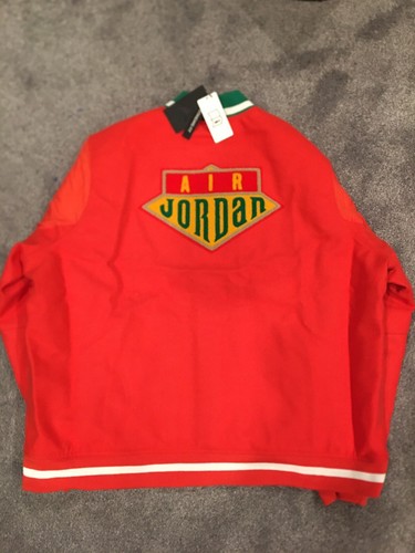 JORDAN NIKE AIR JORDAN DNA SAMPLE VARSITY JACKET RED/GREEN MENS SIZE 2XL CK9350-631