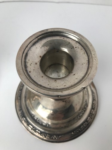 INTERNATIONAL N251 COURTSHIP STERLING CANDLESTICK HOLDERS