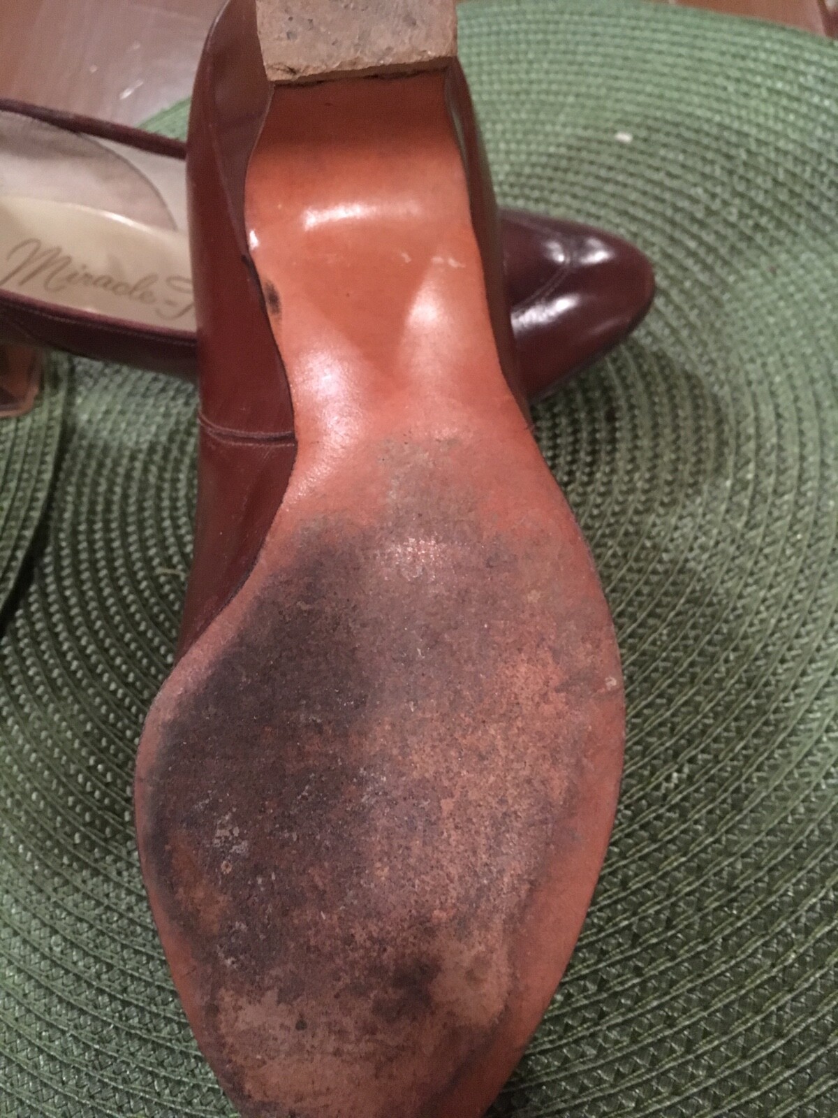 Vintage Women's Shoes, size 5.5, choclate brown