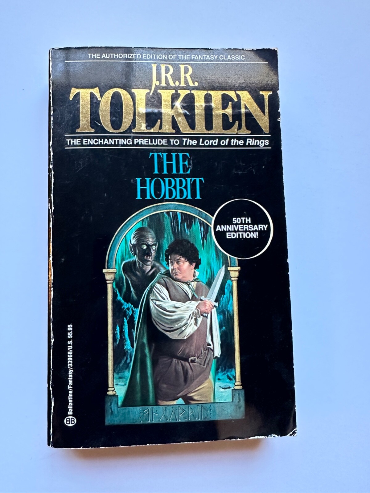 The Hobbit by J R R Tolkien 50th anniversary Paperback