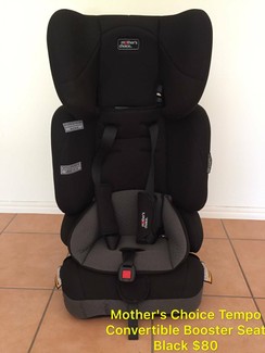mothers choice tempo convertible booster