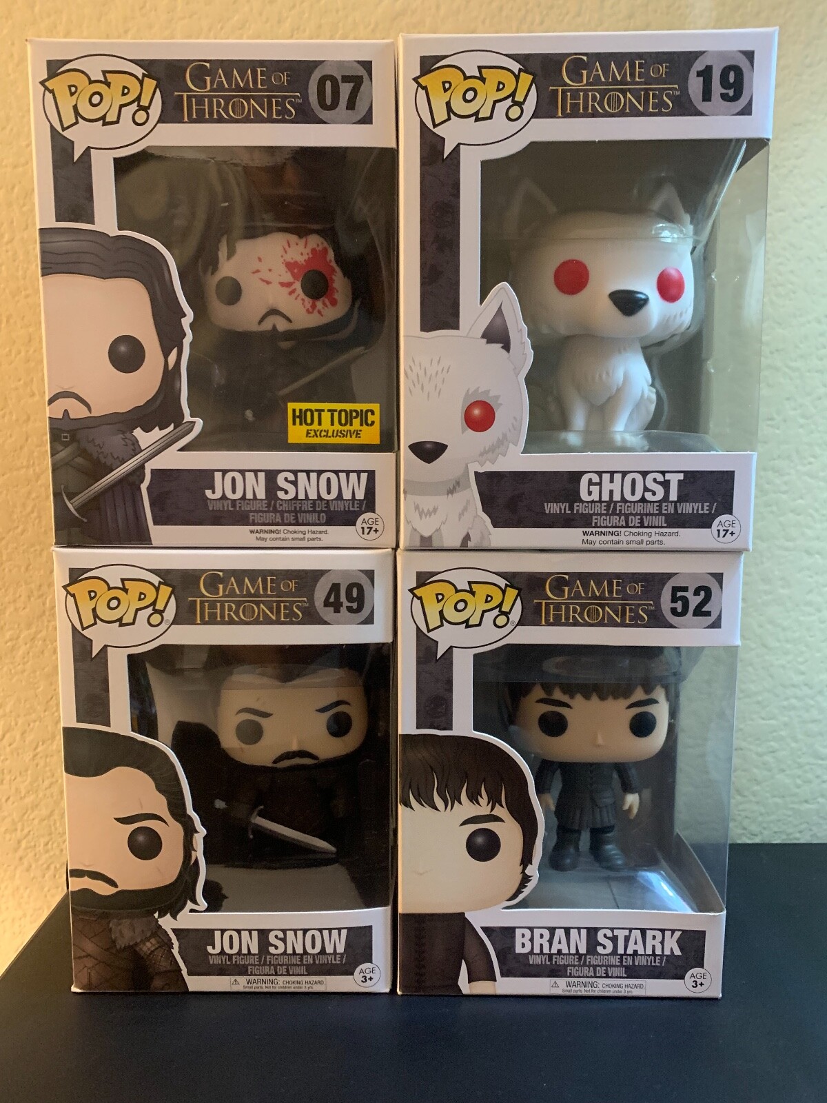 Funko pop! ゲーム・オブ・スローンズ Ghost Amazon.com: Game of Thrones Pop! Vinyl - Flocked Ghost #19
