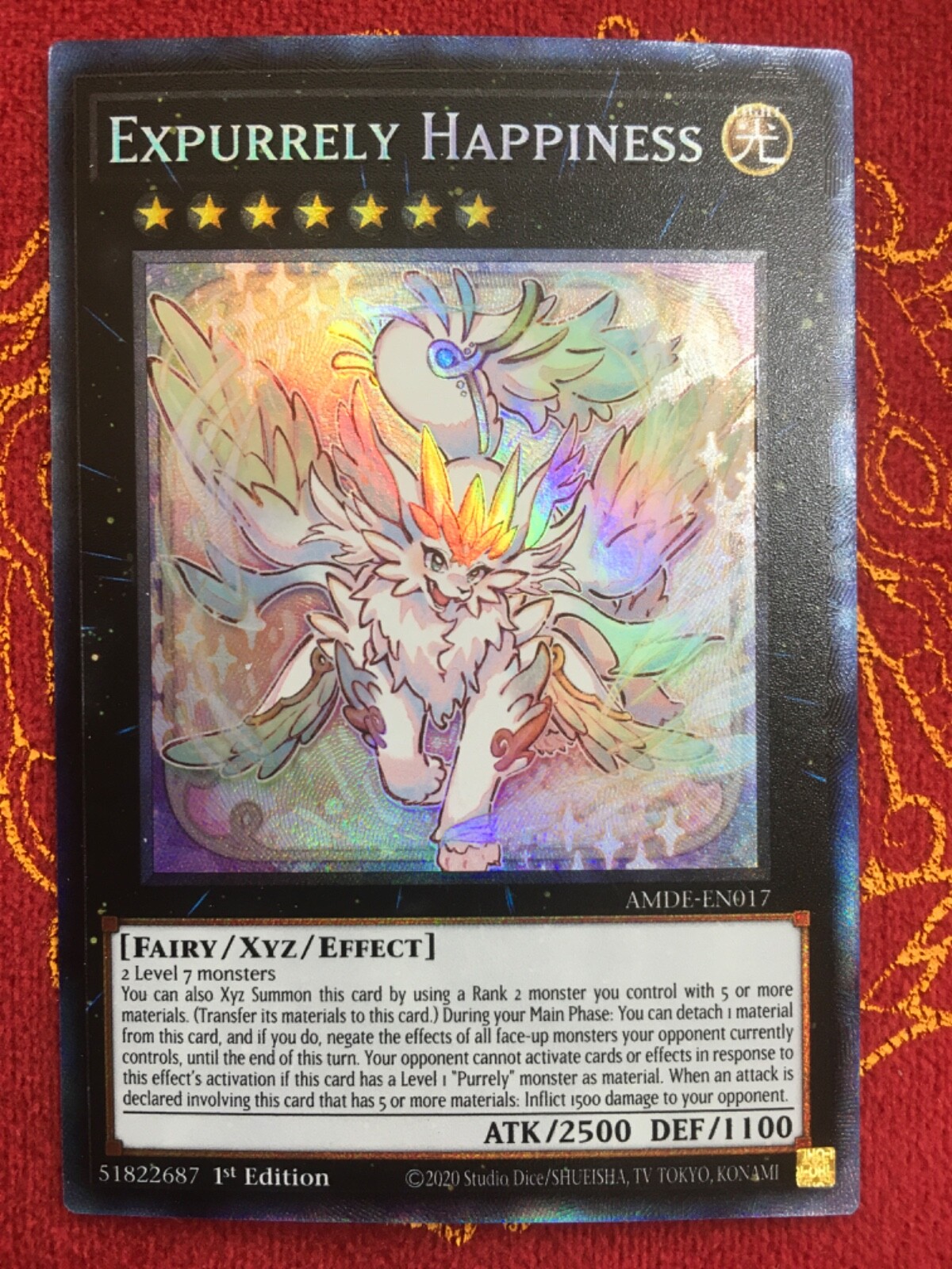 Yugioh Expurrely Happiness Amazing Defenders AMDE-EN017 Collectors