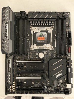 MSI X299 SLI PLUS 新品未使用品 LGA2066 MSI X299 SLI Plus MS-7A93 Ver.1.2 Intel X299 Mainboard ATX