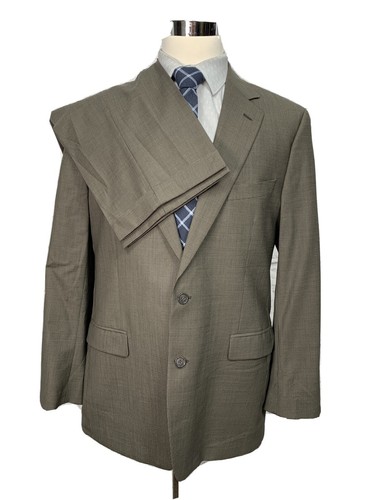 Brooks Brothers Stretch Brown Houndstooth Classic 2pc Suit