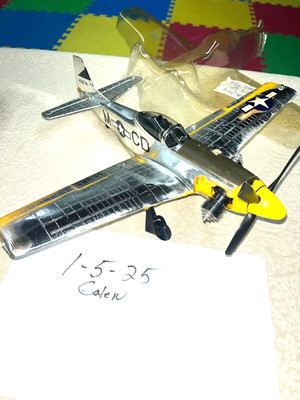 Vintage 1970 Testors Fly' Em High P-51 control line model airplane