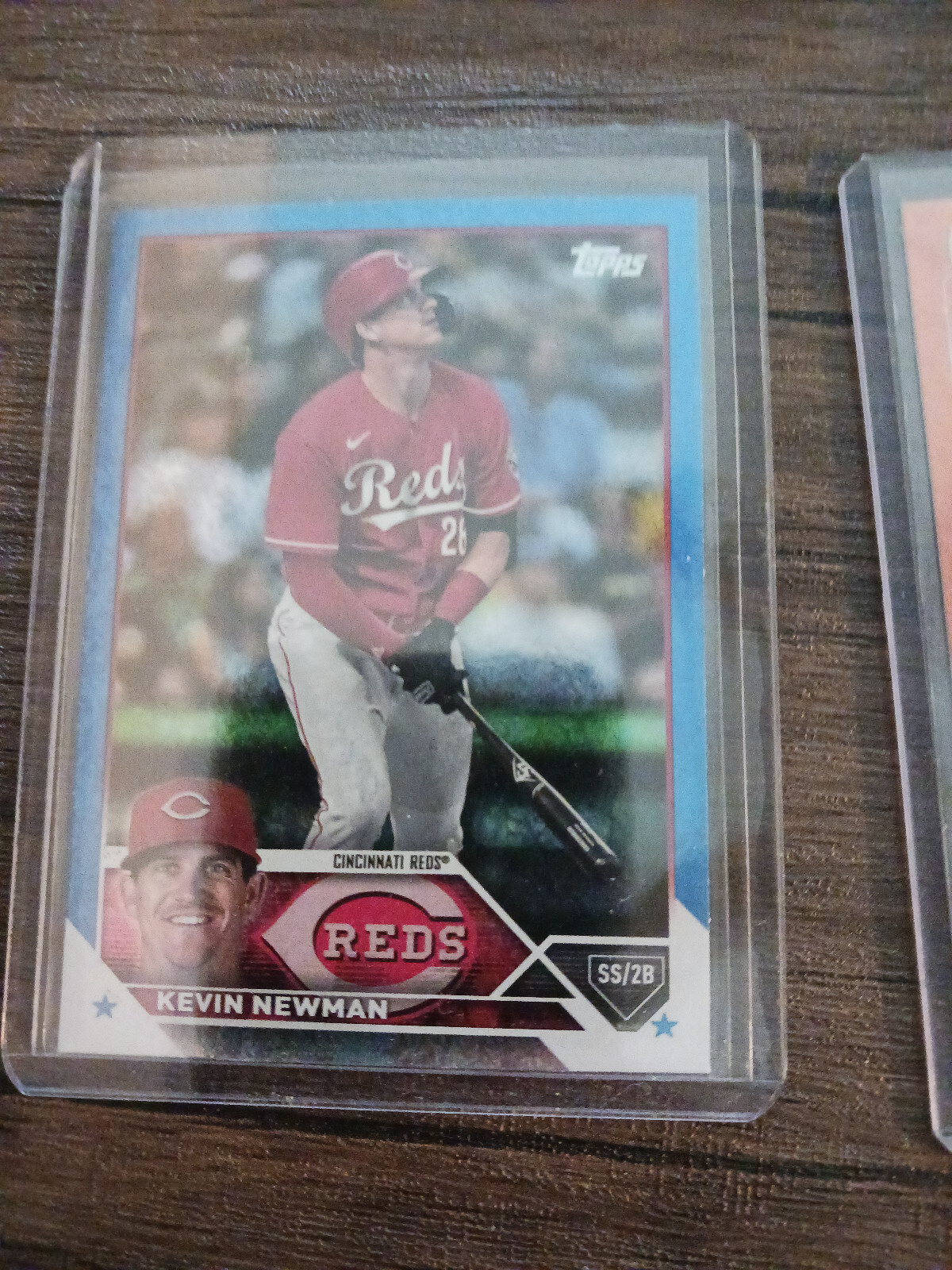 2023 Topps Blue Sparkle /999 #463 Kevin Newman Cincinnati