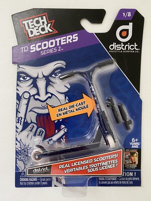 Tech Deck TD Scooter Die-Cast Series 2 District Freestyle 1/8 RARE