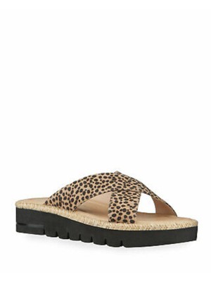 

STUART WEITZMAN Женские Бежевые 1/2 Платформа Roza Weedge Slide Sals, Бежевый, S4746