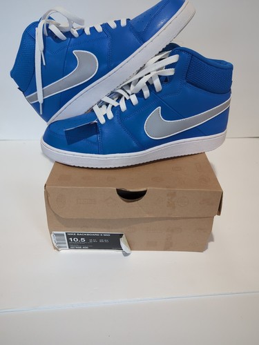 靴 NIKE BACKBOARD II 27.5 Nike Backboard II Mid Men's Black White Basketball Shoe Size